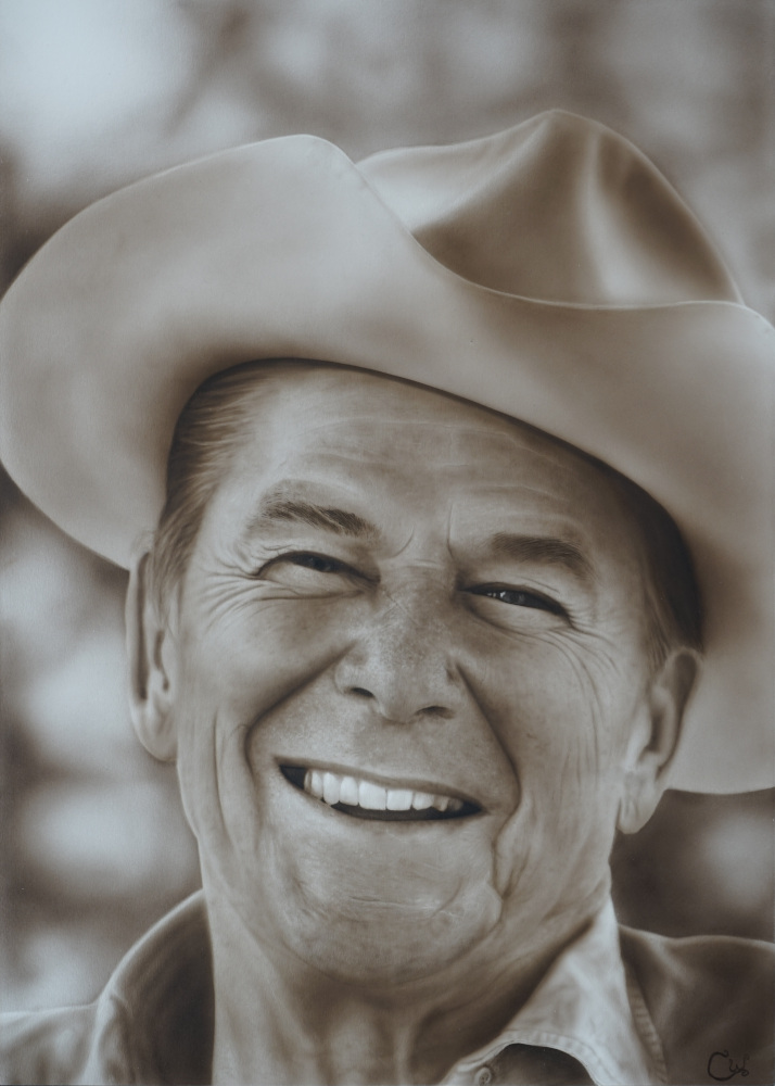 Ronald Reagan, Airbrush