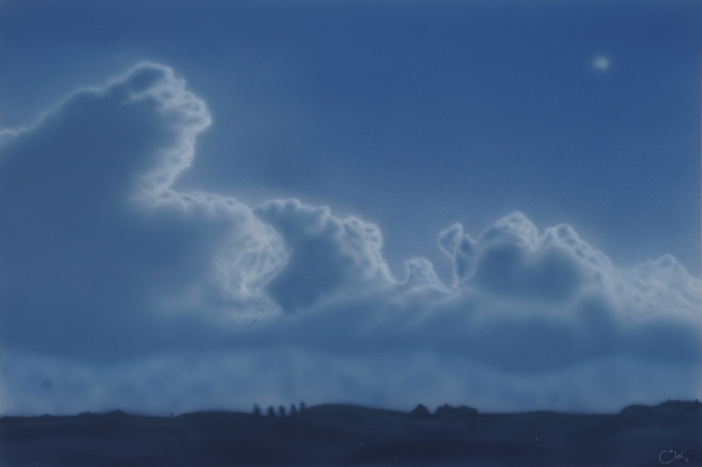 Wolken, Airbrush